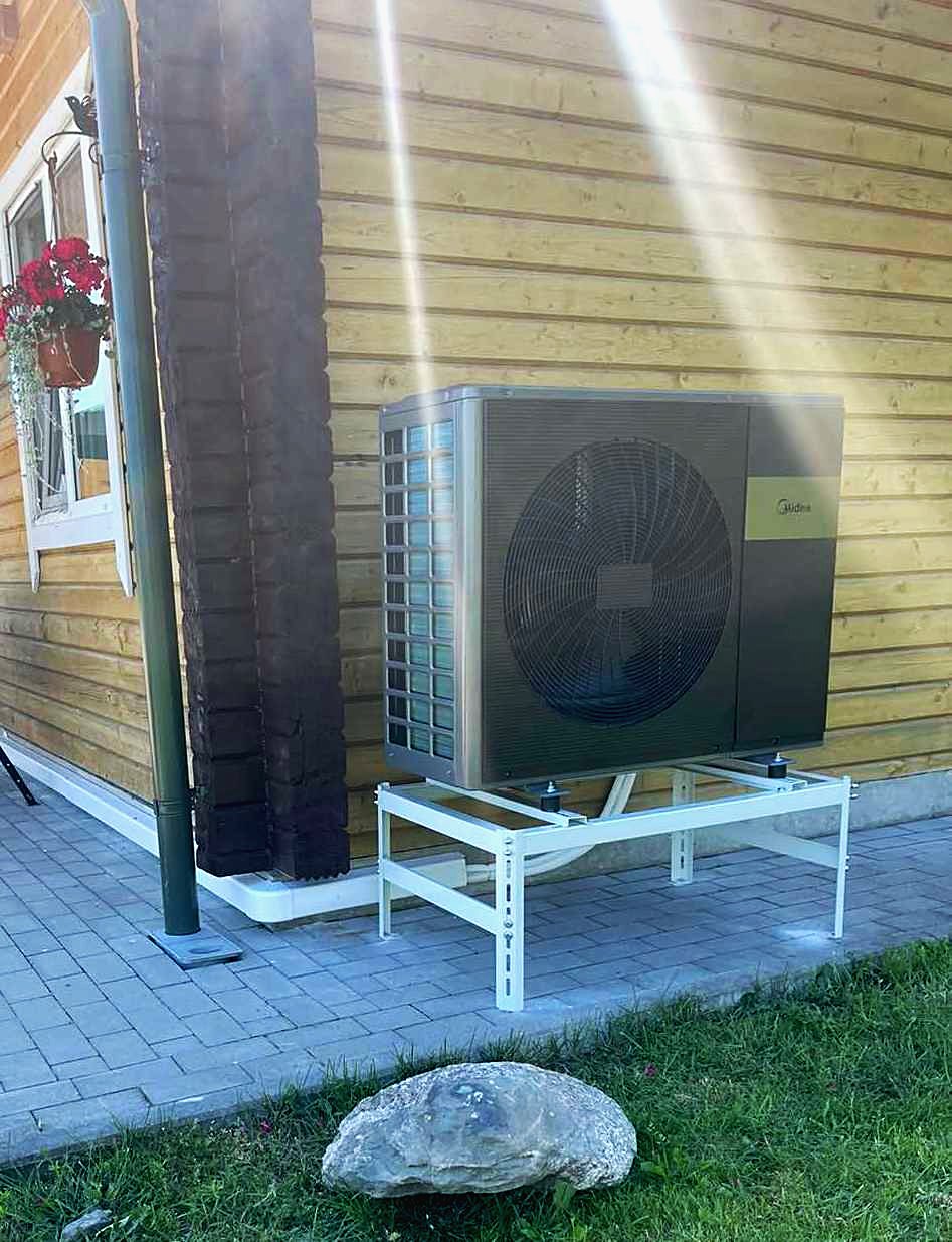 šilumos siurblys · lauko blokas